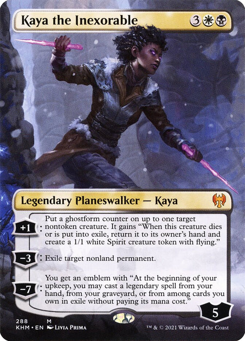 Kaya the Inexorable - Borderless  (Foil)