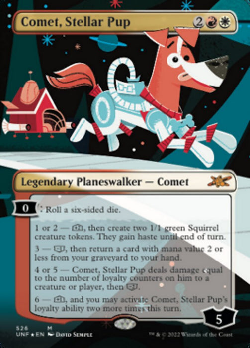 Comet, Stellar Pup - Borderless (Foil)