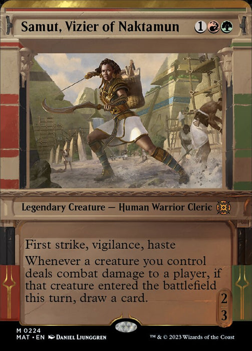 Samut, Vizier of Naktamun - Showcase- Legendary (Foil)