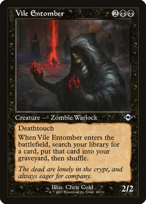 Vile Entomber - Retro Frame  (Foil)