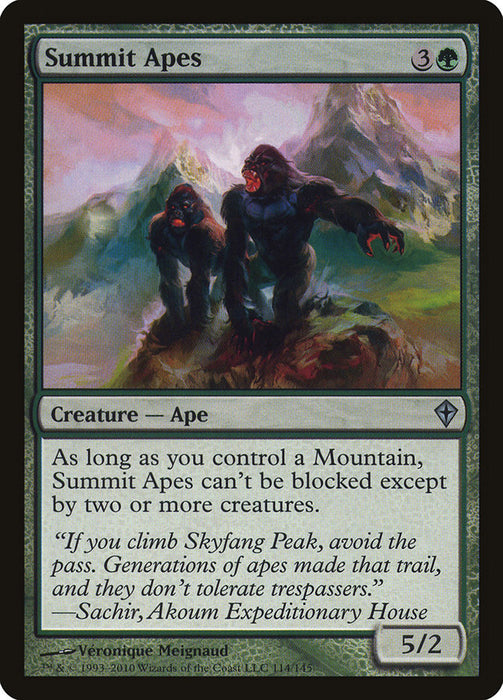 Summit Apes  (Foil)