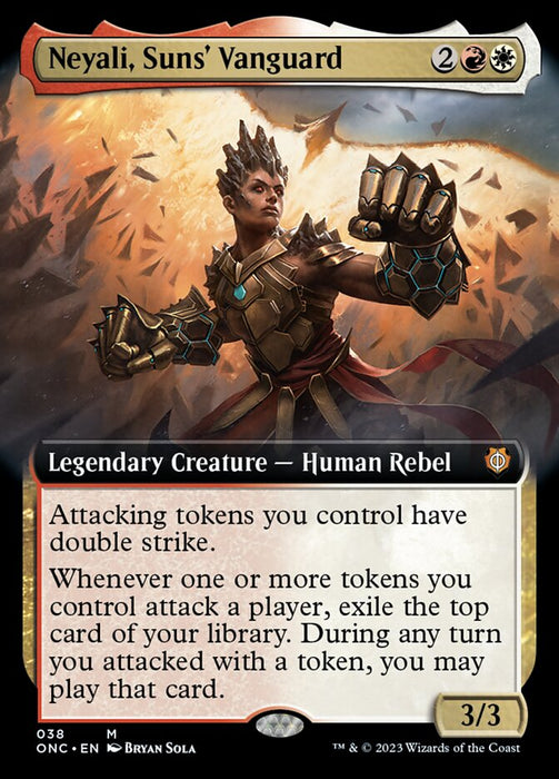 Neyali, Suns' Vanguard - Legendary- Extended Art (Foil)