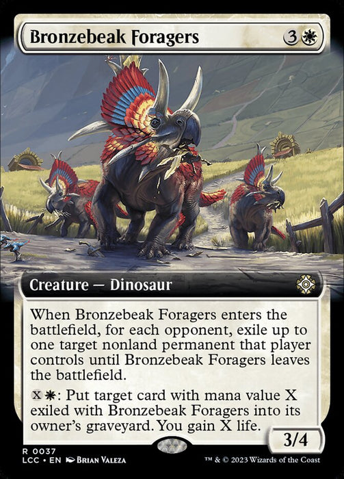 Bronzebeak Foragers - Extended Art