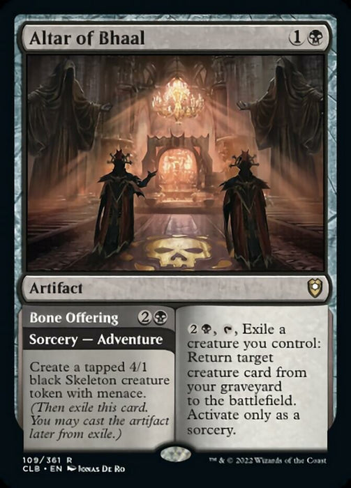 Altar of Bhaal // Bone Offering  (Foil)