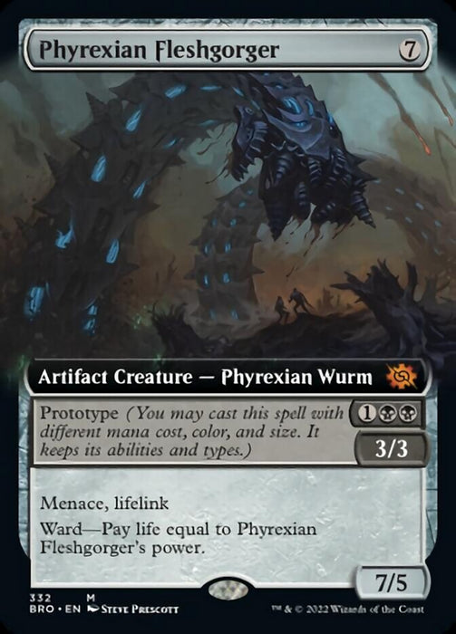 Phyrexian Fleshgorger - Extended Art (Foil)