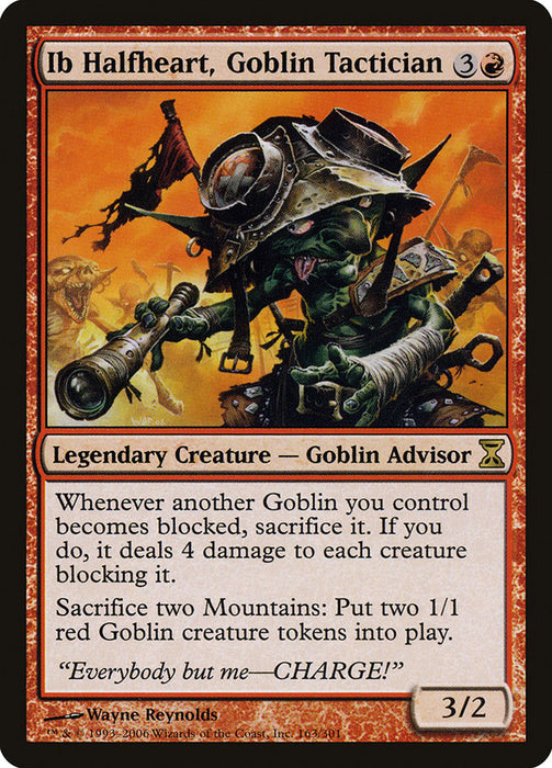 Ib Halfheart, Goblin Tactician  (Foil)