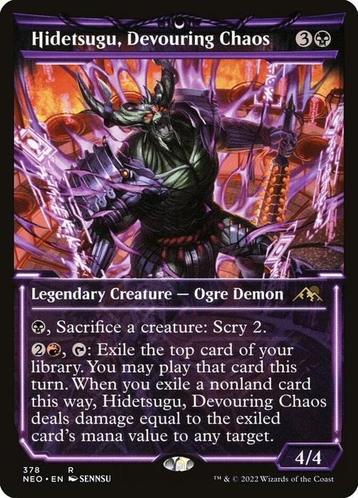 Hidetsugu, Devouring Chaos - Showcase- Legendary- Inverted