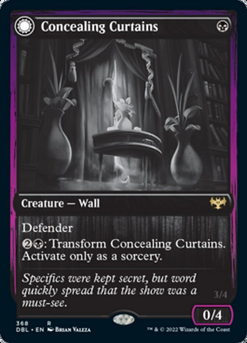 Concealing Curtains // Revealing Eye  - Inverted (Foil)