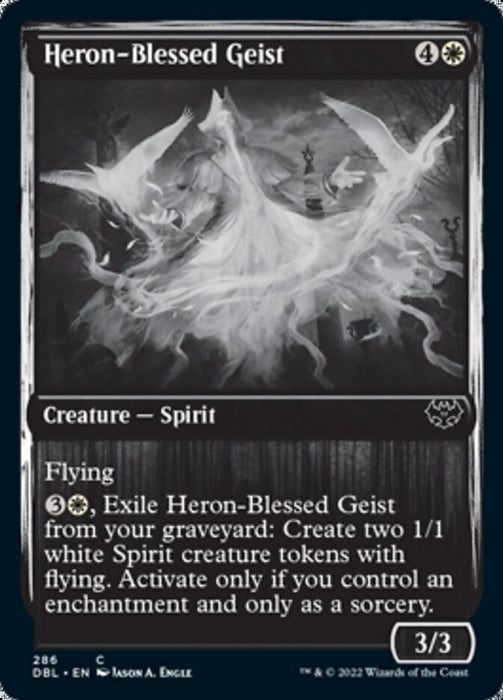 Heron-Blessed Geist  - Inverted (Foil)