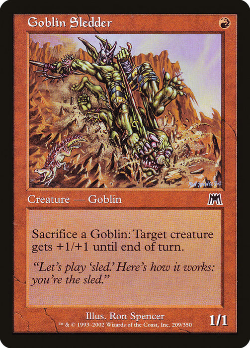 Goblin Sledder  (Foil)
