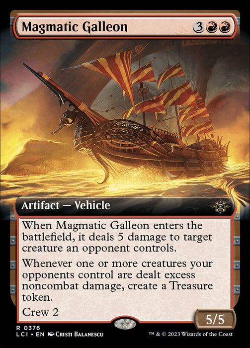 Magmatic Galleon - Extended Art (Foil)