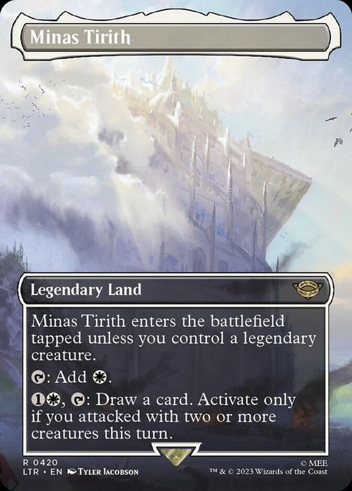 Minas Tirith - Borderless - Legendary- Inverted (Foil)