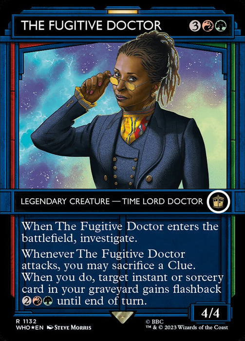 The Fugitive Doctor - Borderless - Showcase- Legendary- Inverted (Foil)