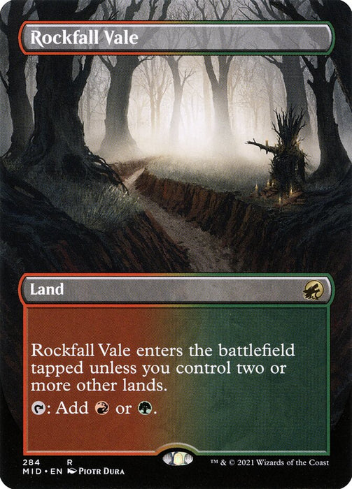 Rockfall Vale - Borderless  - Inverted (Foil)