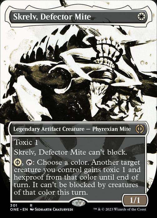 Skrelv, Defector Mite - Borderless - Showcase- Legendary- Inverted (Foil)