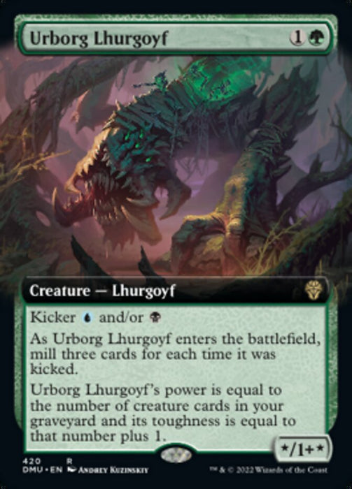 Urborg Lhurgoyf - Extended Art (Foil)