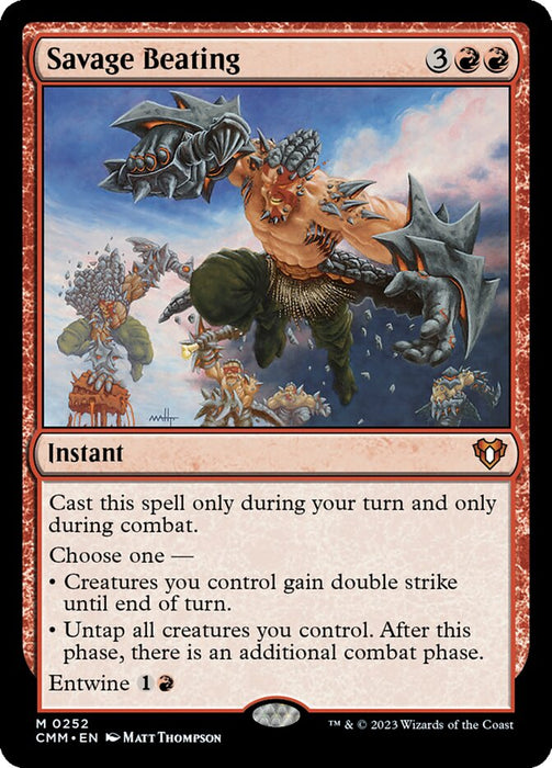 Savage Beating (Foil)