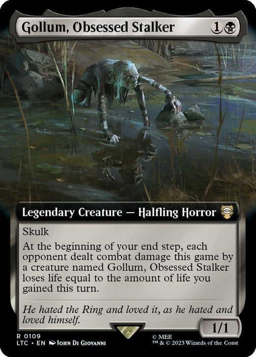 Gollum, Obsessed Stalker - Legendary- Extended Art