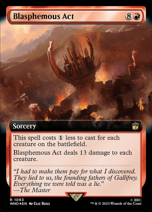 Blasphemous Act - Extended Art (Foil)