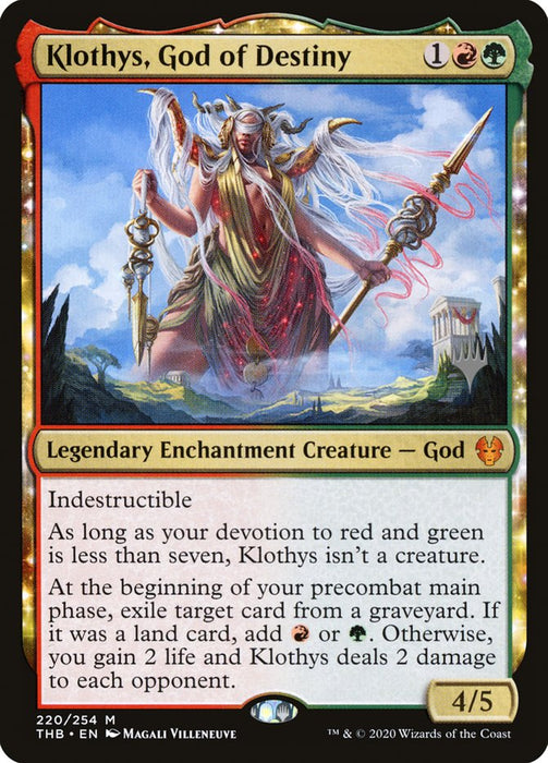 Klothys, God of Destiny - Nyxtouched- Legendary (Foil)