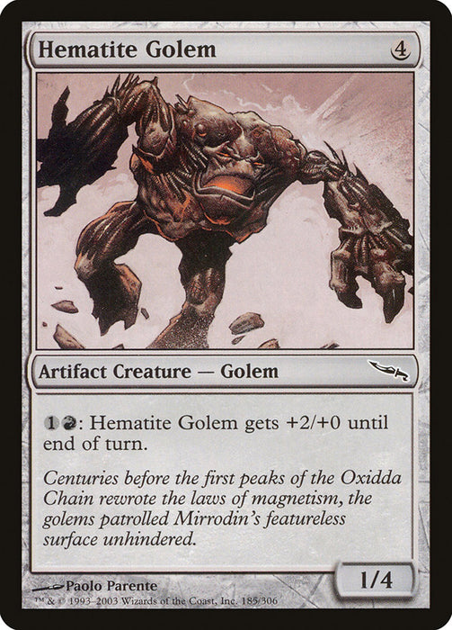 Hematite Golem  (Foil)