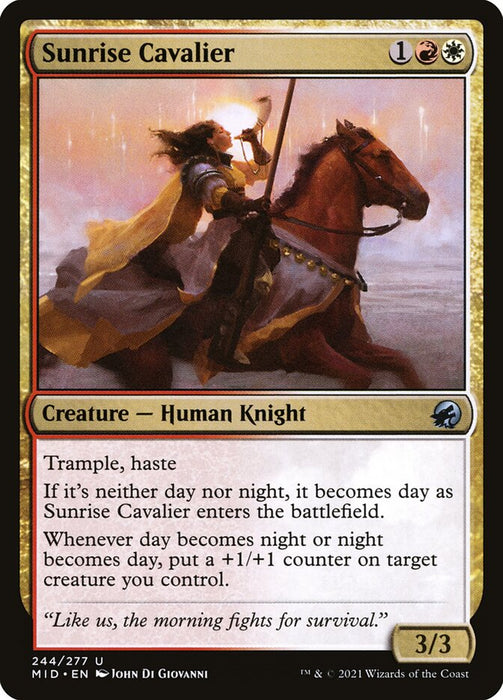 Sunrise Cavalier  (Foil)