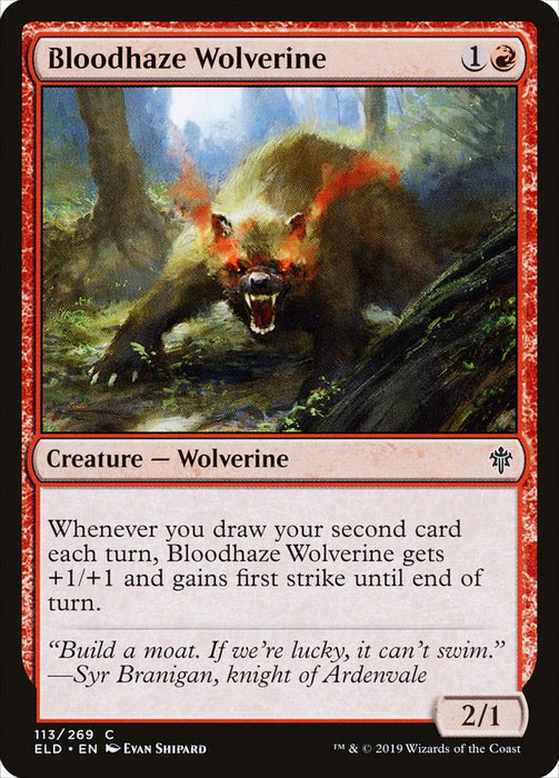 Bloodhaze Wolverine  (Foil)