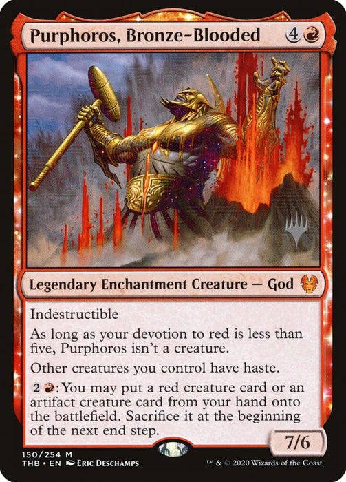 Purphoros, Bronze-Blooded - Nyxtouched- Legendary (Foil)