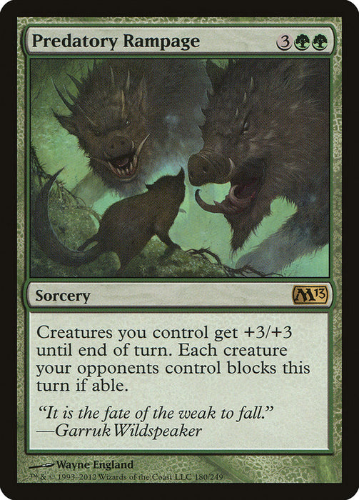 Predatory Rampage  (Foil)