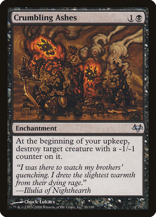 Crumbling Ashes  (Foil)