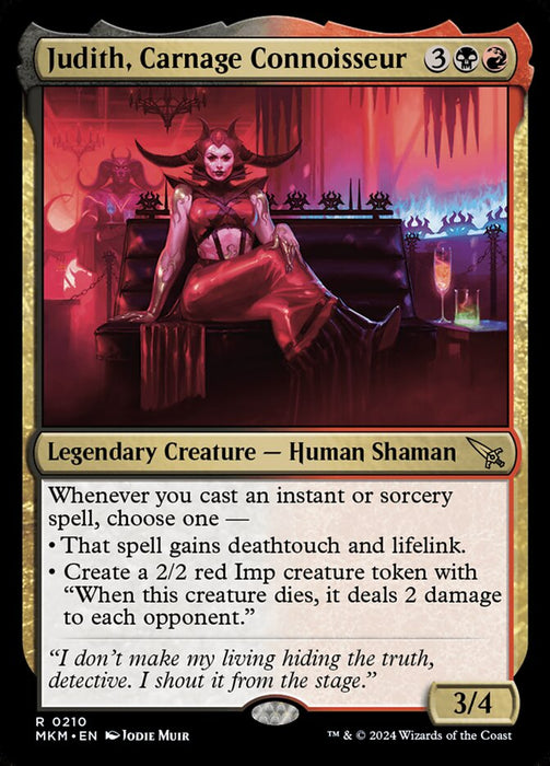 Judith, Carnage Connoisseur - Legendary (Foil)