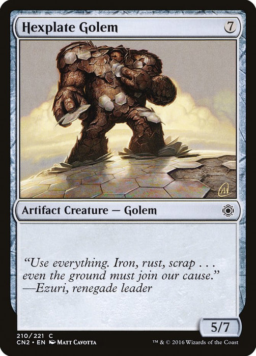 Hexplate Golem  (Foil)