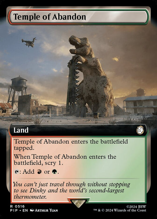 Temple of Abandon - Extended Art (Foil)