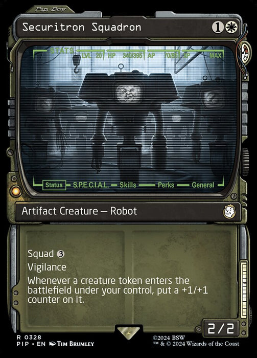 Securitron Squadron - Showcase- Inverted (Foil)