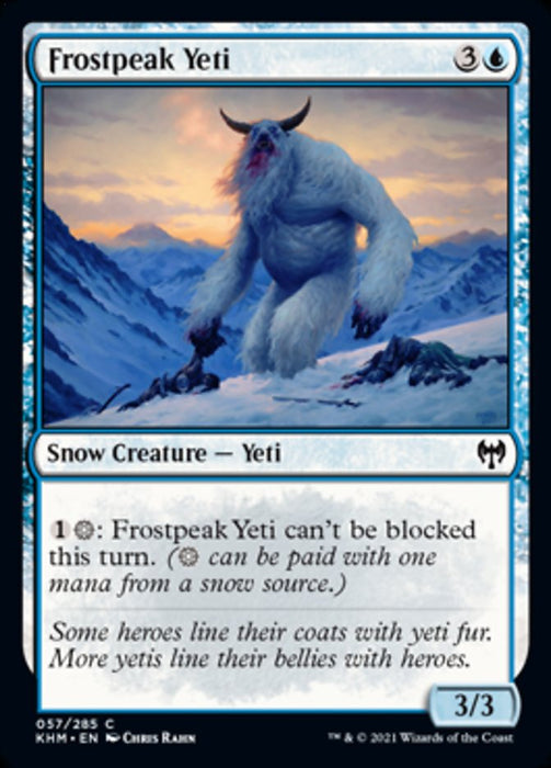 Frostpeak Yeti  - Snow