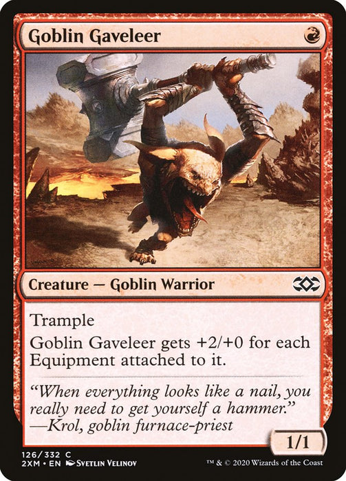 Goblin Gaveleer  (Foil)