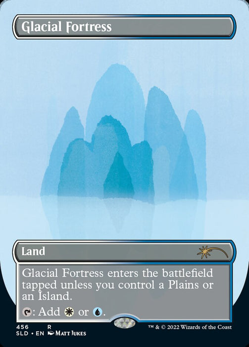 Glacial Fortress - Borderless - Full Art - Inverted (Foil)