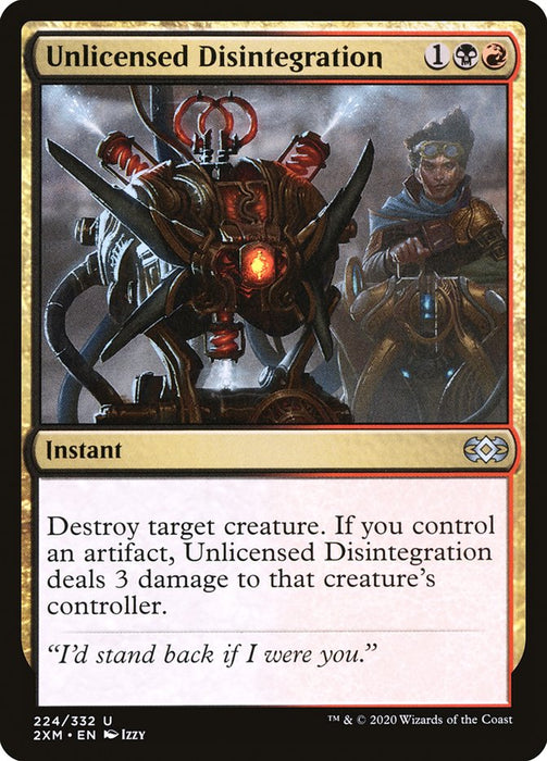 Unlicensed Disintegration  (Foil)