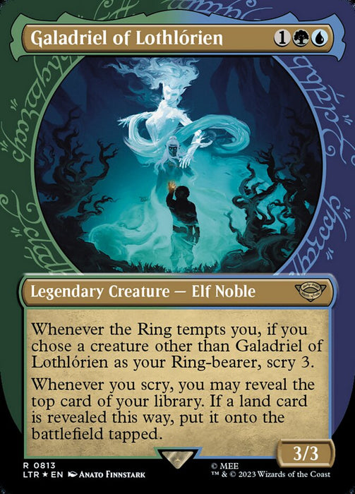 Galadriel of Lothlórien - Borderless - Showcase- Legendary (Foil)