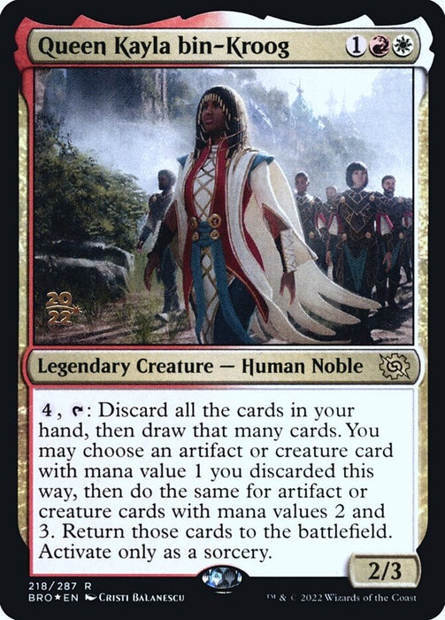 Queen Kayla bin-Kroog - Legendary (Foil)