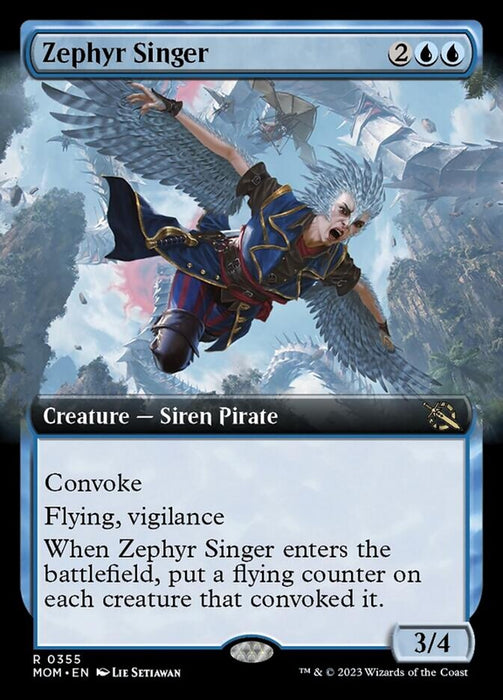 Zephyr Singer - Extended Art- Extended Art (Foil)