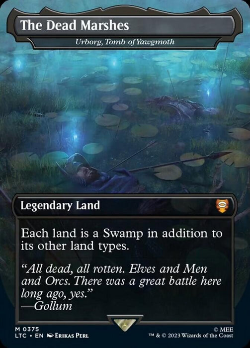 The Dead Marshes - Urborg, Tomb of Yawgmoth - Borderless - Legendary (Foil)