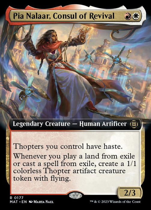 Pia Nalaar, Consul of Revival - Legendary- Extended Art (Foil)