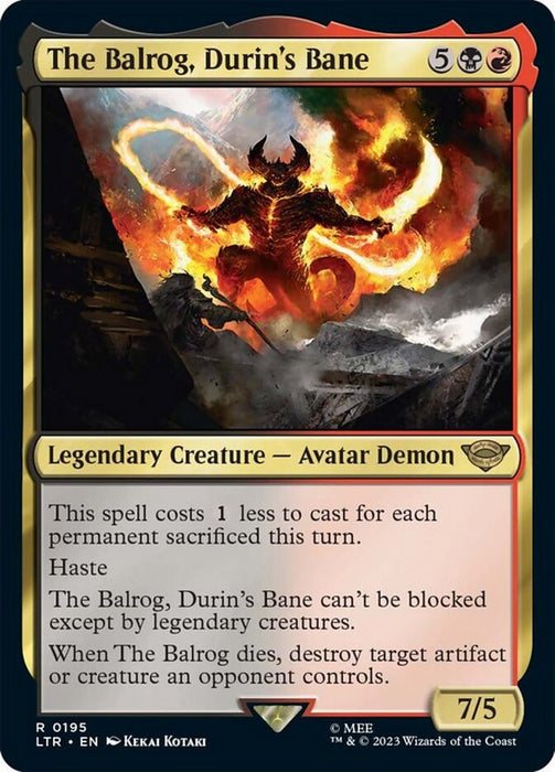 The Balrog, Durin's Bane - Legendary