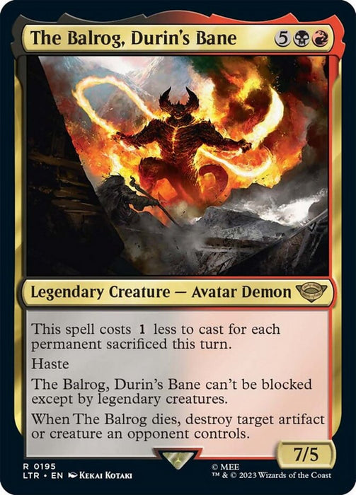 The Balrog, Durin's Bane - Legendary (Foil)