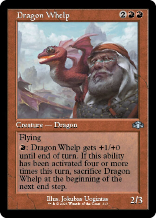 Dragon Whelp - Retro Frame