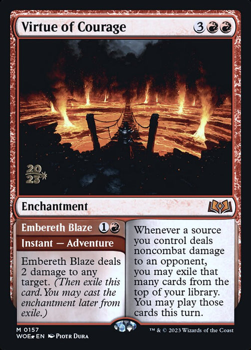 Virtue of Courage // Embereth Blaze (Foil)