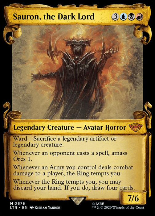 Sauron, the Dark Lord - Showcase- Legendary (Foil)