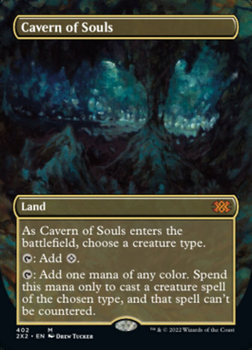 Cavern of Souls - Borderless  - Inverted (Foil)