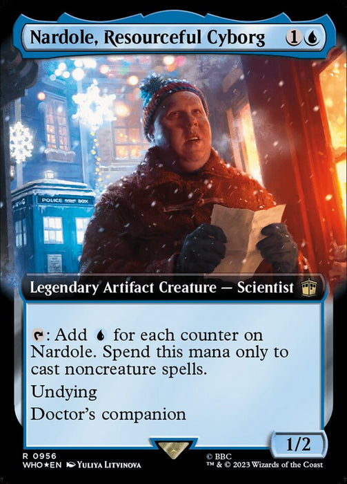 Nardole, Resourceful Cyborg - Legendary- Extended Art (Foil)